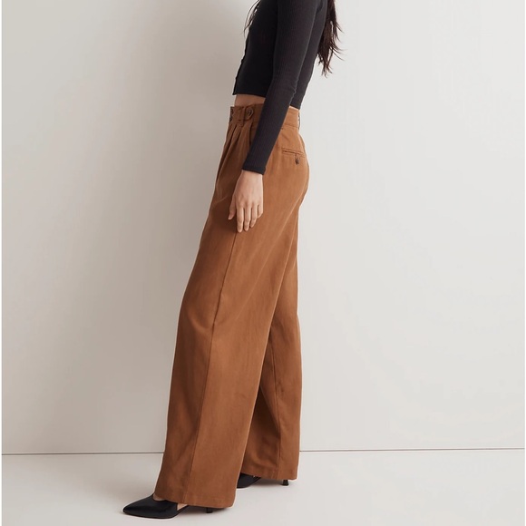 Madewell Harlow Wide Leg Pant in Acorn NWOT - Picture 3 of 13